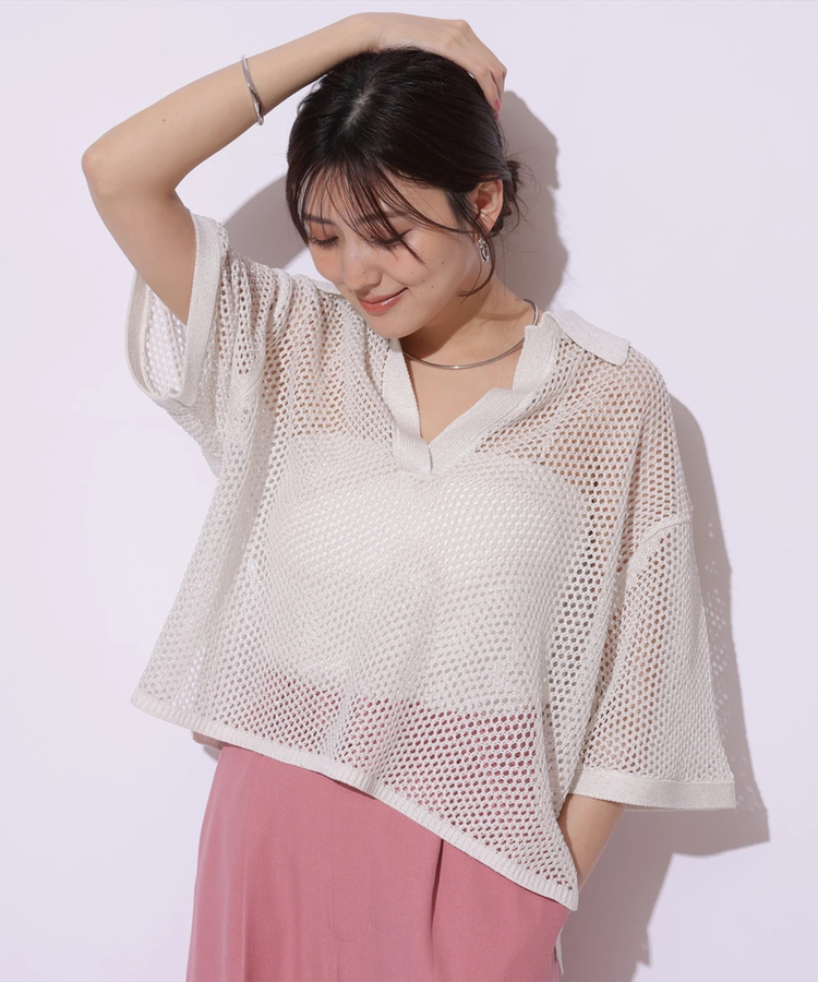 店舗限定》メッシュスキッパーニット | ニット | Mystrada（マイ