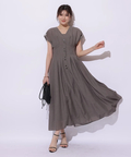 【新品】Mystrada♡ゆるタックリネンワンピース ゆるタックリネンワンピース（ワンピース）｜Mystrada（マイ