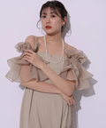 Mystrada チュールスリーブロンパース チュールスリーブロンパース | ドレス | Mystrada（マイストラーダ
