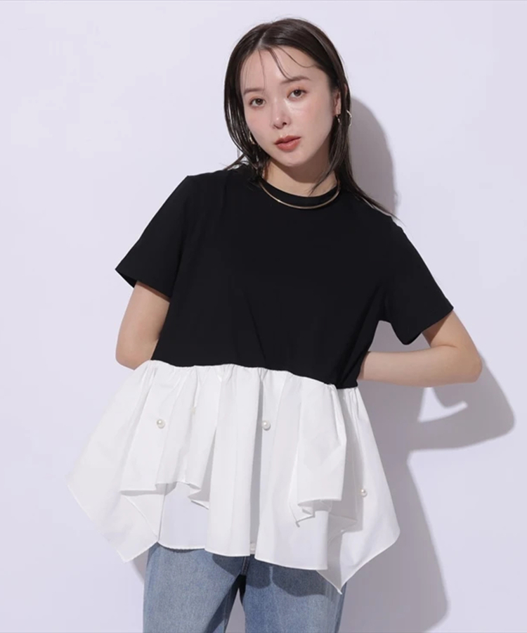 初売りセール タフタドッキングパールTシャツ | Tシャツ・カットソー トップス