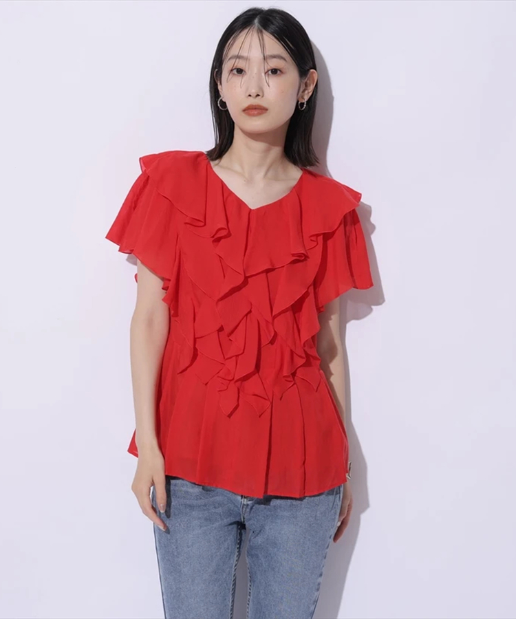 ※ ☆ma-ya☆　アルページュストーリー　ラッフルブラウス ラッフルフレアブラウス | シャツ・ブラウス | Mystrada（マイ
