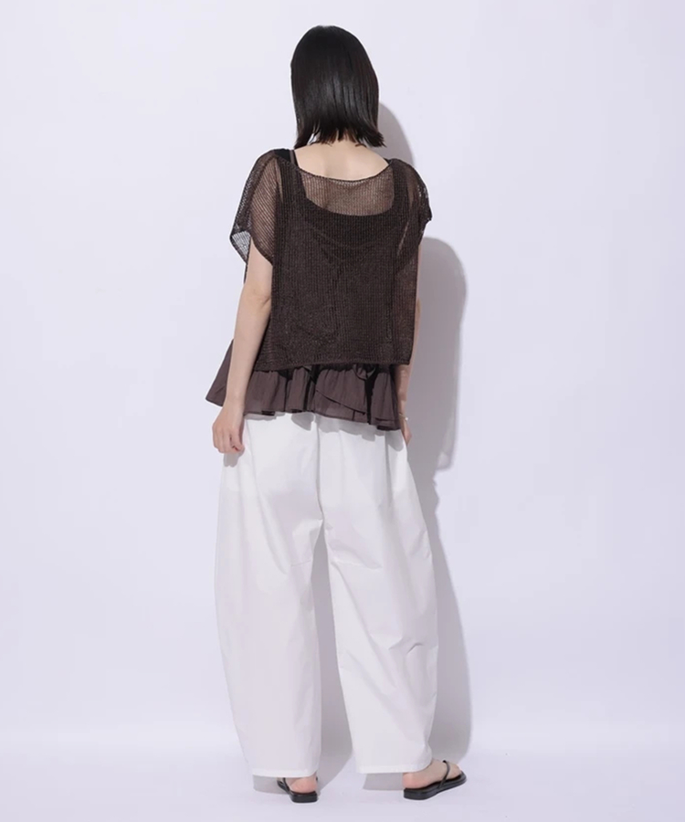 メッシュショートトップス | ニット | Mystrada（マイストラーダ