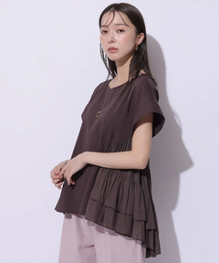 マイストラーダ アルページュ 袖刺繍　ニット　38 ネイビー AZUL BY MOUSSY | アソート刺繍ニット (ニット ) |SHEL'TTER