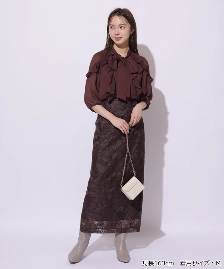 Mystrada 刺繍フレアスカート テープ刺繍フレアスカート｜Stola.（ストラ）公式通販サイト