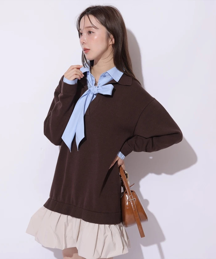 バルーンドッキングニット Mystrada TIME SALE】バルーンチュールドッキングニット – BLUE ONLINE