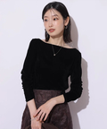Mystrada　ベロアロンT マイストラーダ ベロアロンT（Tシャツ/カットソー）｜Mystrada（マイストラーダ