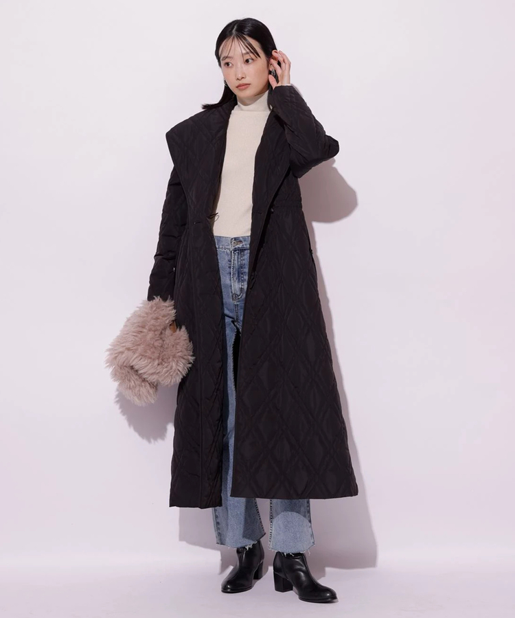 ショールカラーキルティングパテットコート | コート | Mystrada（マイ