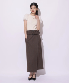 Mystrada(マイストラーダ) |ワイドベルトラップスカート