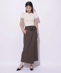 Mystrada(マイストラーダ) |ワイドベルトラップスカート