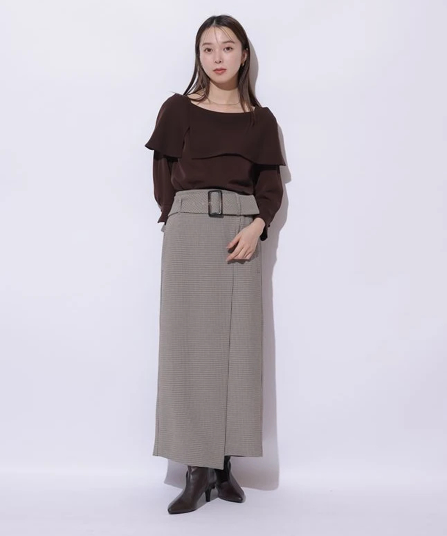 店舗限定》ワイドベルトラップスカート | スカート | Mystrada（マイ