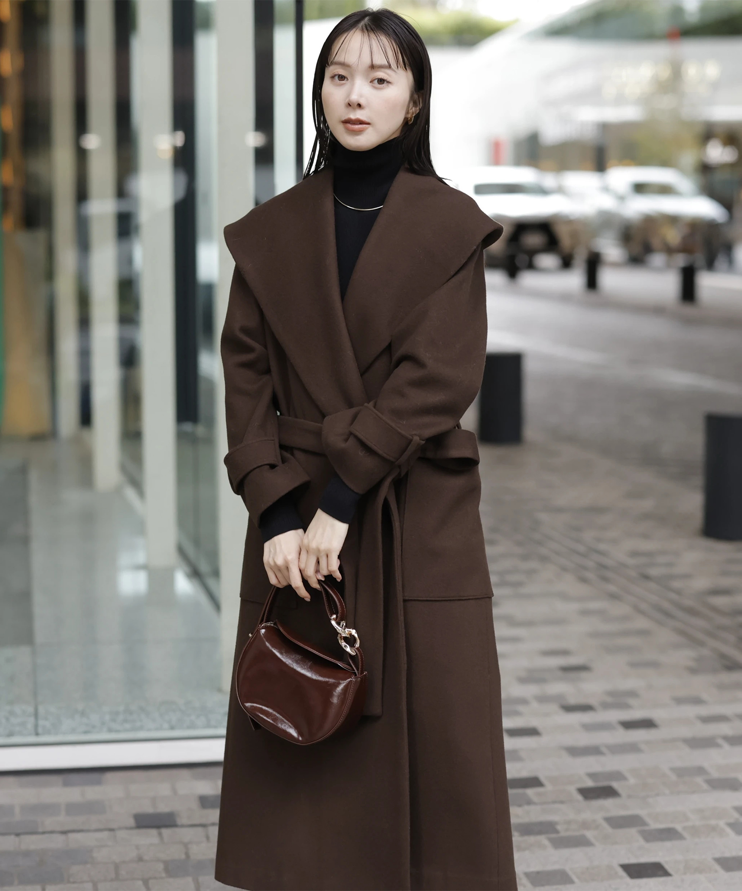 ショールカラーロングコート | コート | Mystrada（マイストラーダ