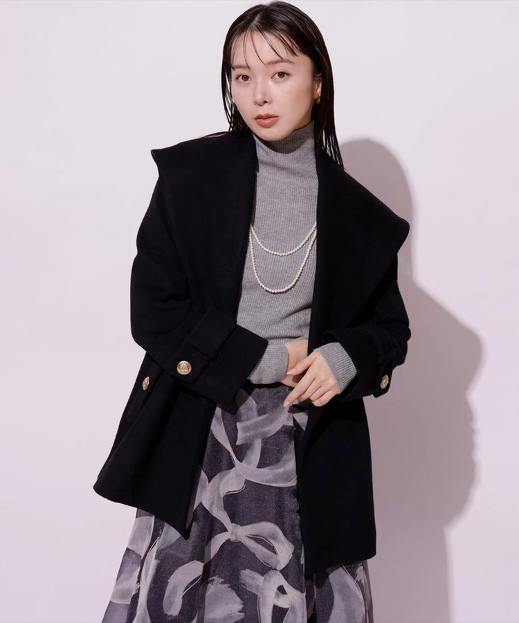 ショールカラーミドルコート | コート | Mystrada（マイストラーダ