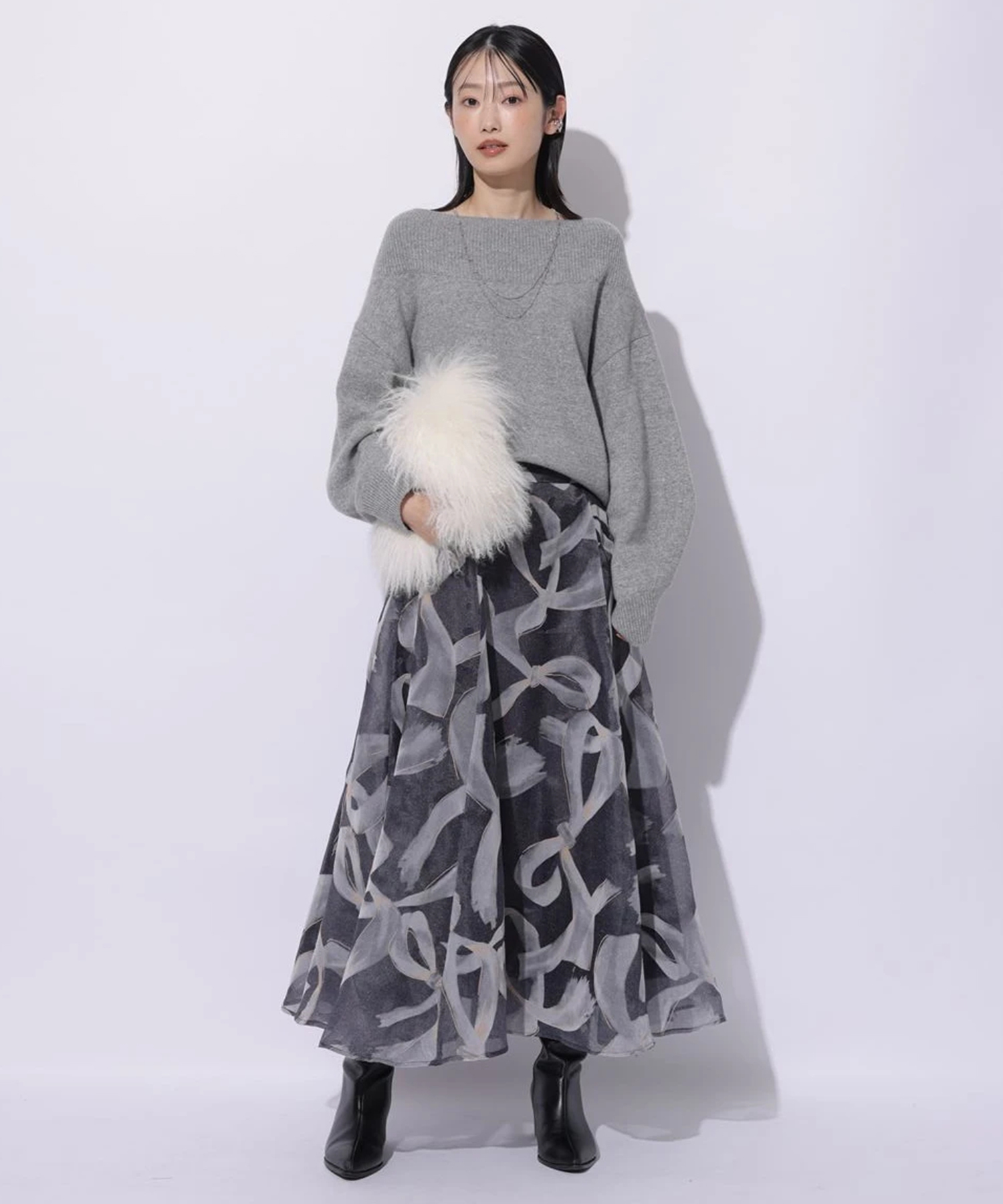 ノットモチーフフロッキースカート | スカート | Mystrada（マイ