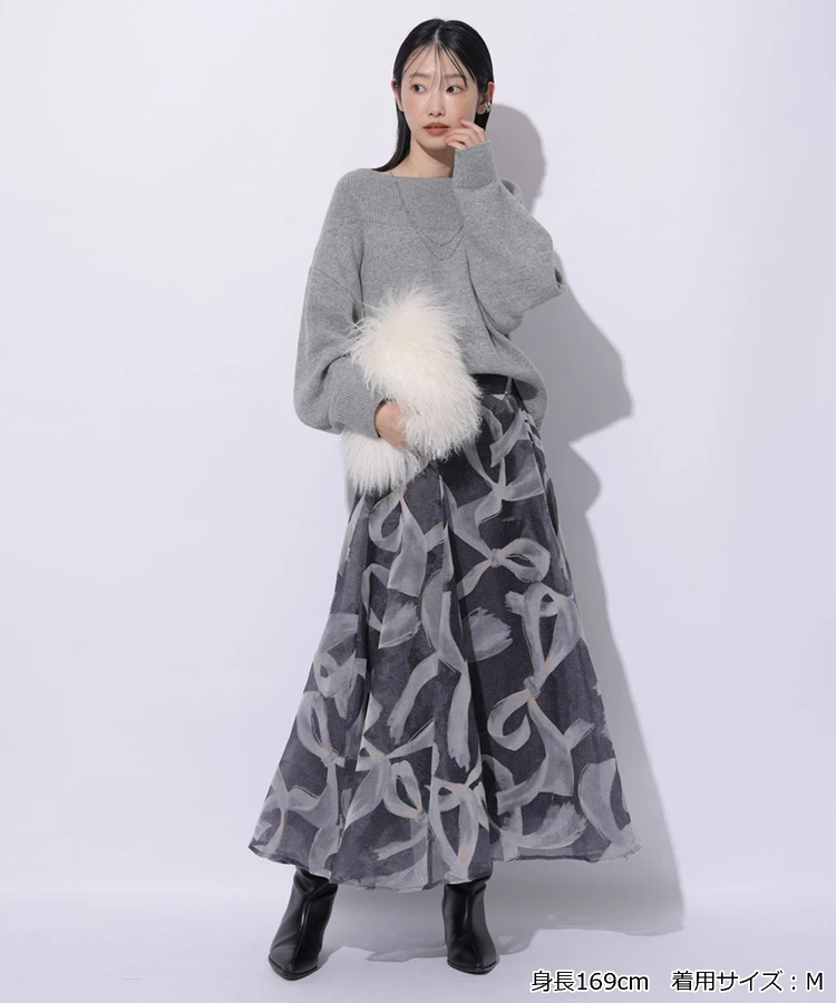 ノットモチーフフロッキースカート | スカート | Mystrada（マイ