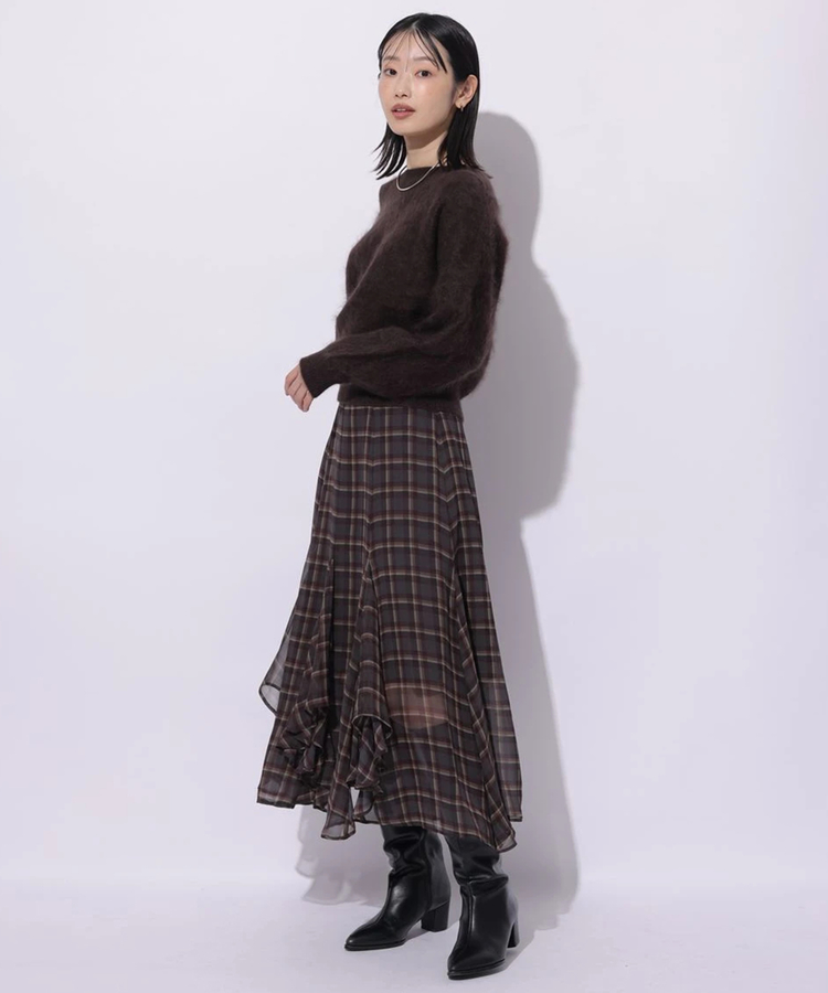 マイストラーダ　フェザーペタルオパールスカート フェザーペタルオパールスカート（スカート）｜Mystrada（マイ