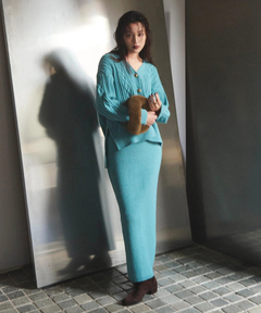 Mystrada(マイストラーダ) |ケーブル編みカーデ