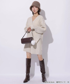 Mystrada(マイストラーダ) |ケーブル編みカーデ