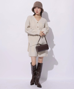 Mystrada(マイストラーダ) |ケーブル編みカーデ