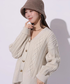 Mystrada(マイストラーダ) |ケーブル編みカーデ