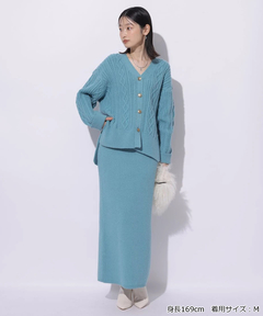 Mystrada(マイストラーダ) |ケーブル編みカーデ