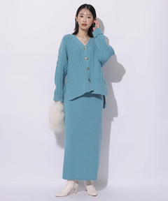 Mystrada(マイストラーダ) |ケーブル編みカーデ