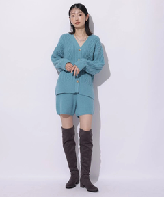 Mystrada(マイストラーダ) |ケーブル編みカーデ