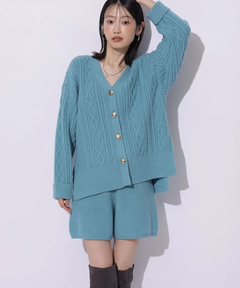 Mystrada(マイストラーダ) |ケーブル編みカーデ