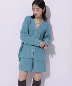 Mystrada(マイストラーダ) |ケーブル編みカーデ