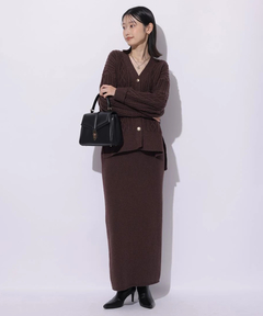 Mystrada(マイストラーダ) |ケーブル編みカーデ