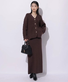 Mystrada(マイストラーダ) |ケーブル編みカーデ