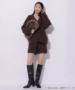 Mystrada(マイストラーダ) |ケーブル編みカーデ