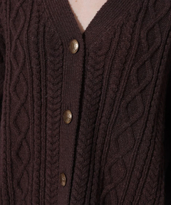 Mystrada(マイストラーダ) |ケーブル編みカーデ