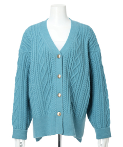 Mystrada(マイストラーダ) |ケーブル編みカーデ