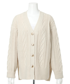 Mystrada(マイストラーダ) |ケーブル編みカーデ