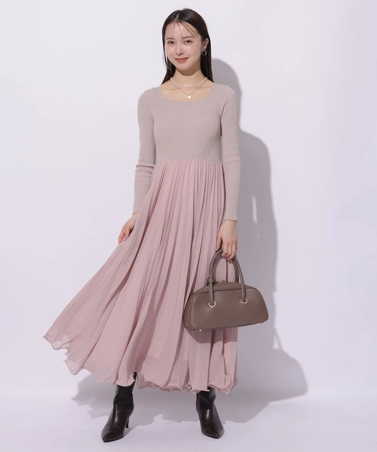 プリーツメローラメニットワンピース | ワンピース | Mystrada（マイ