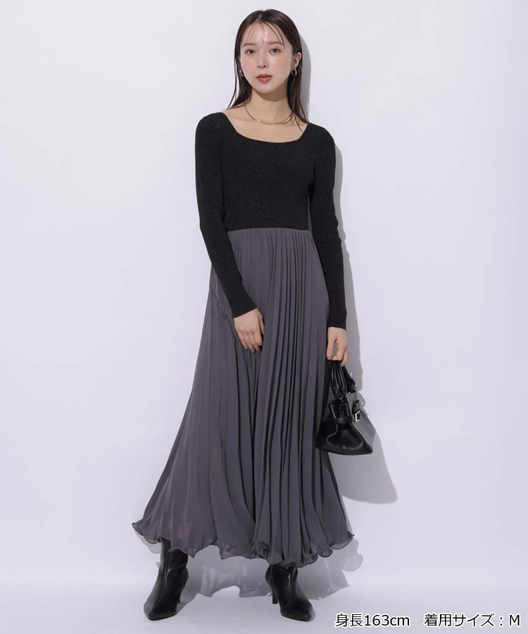 プリーツメローラメニットワンピース | ワンピース | Mystrada（マイ