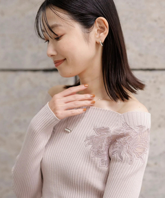 アルページュストーリー　ラメリブニット　ピンク ハイネックラメリブニット | ニット | JUSGLITTY（ジャスグリッティー