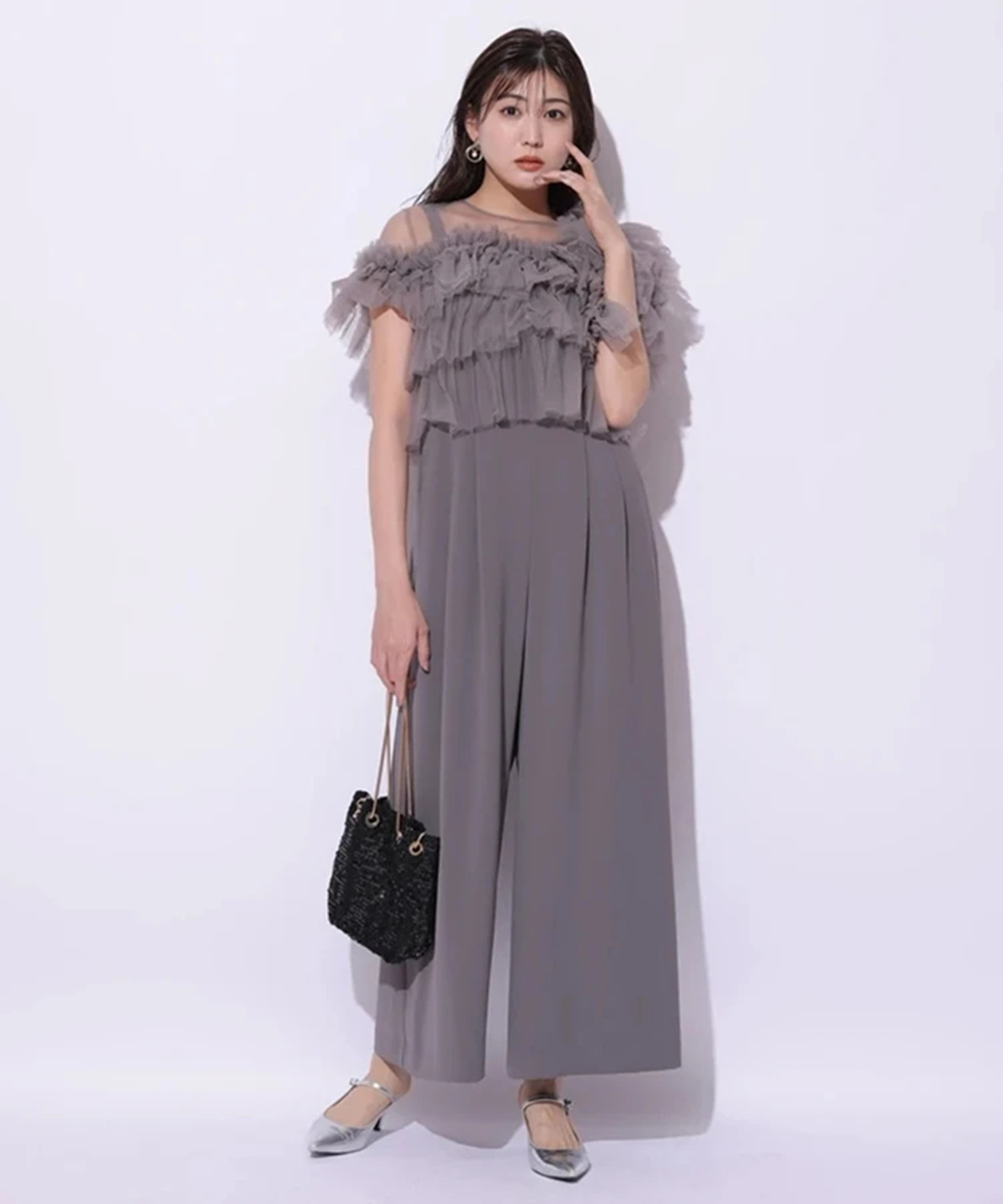 チュールアシメサロペット | ドレス | Mystrada（マイストラーダ