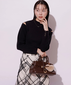 長袖アシメフリルニット | ニット | Mystrada（マイストラーダ