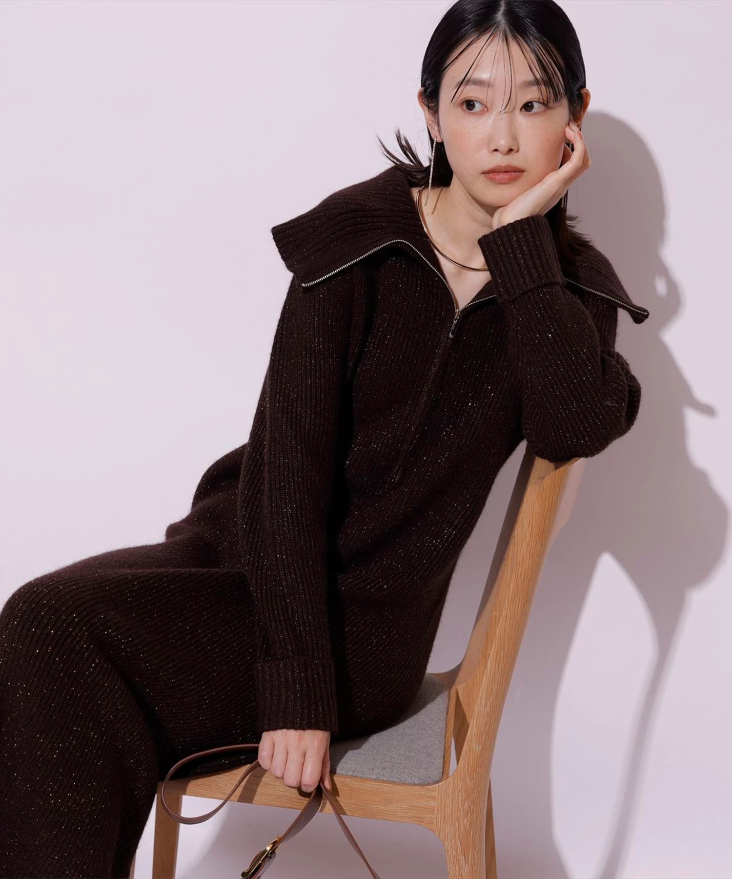 ハーフジップニットワンピース | ワンピース | Mystrada（マイ