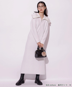 Mystrada(マイストラーダ) |ハーフジップニットワンピース