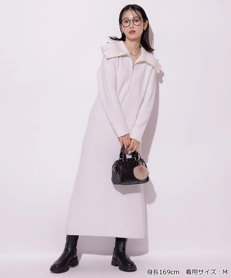 ハーフジップニットワンピース | ワンピース | Mystrada（マイ