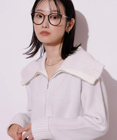 Mystrada(マイストラーダ) |ハーフジップニットワンピース