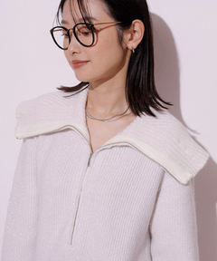 Mystrada(マイストラーダ) |ハーフジップニットワンピース