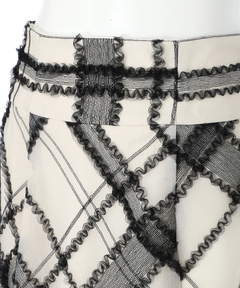Mystrada(マイストラーダ) |チュールチェック刺繍スカート