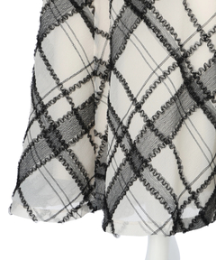 Mystrada(マイストラーダ) |チュールチェック刺繍スカート