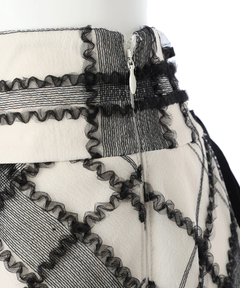 Mystrada(マイストラーダ) |チュールチェック刺繍スカート