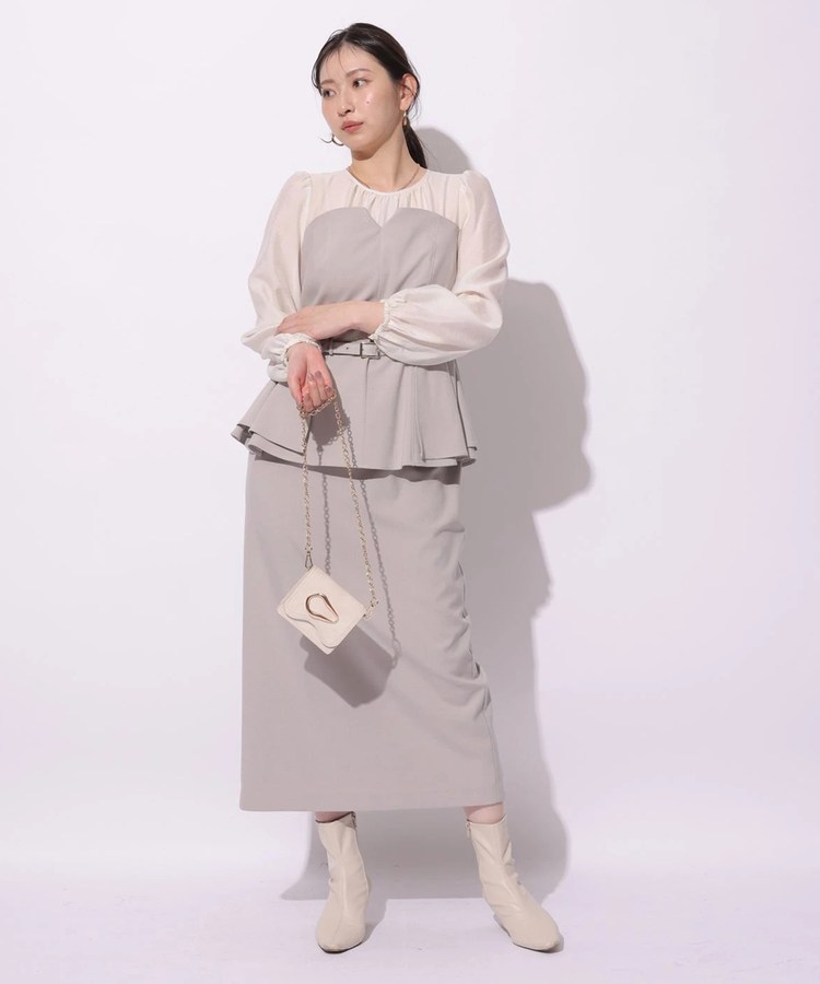 ペプラムコンビワンピース | ワンピース | Mystrada（マイストラーダ