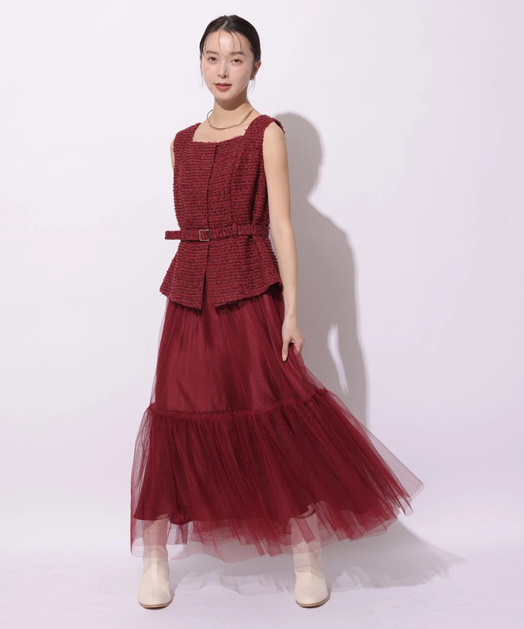 新作完売品♡希少　Mystradaジレドッキングワンピース　新品未使用品タグ付き 店舗限定》ジレドッキングワンピース | ワンピース | Mystrada（マイ