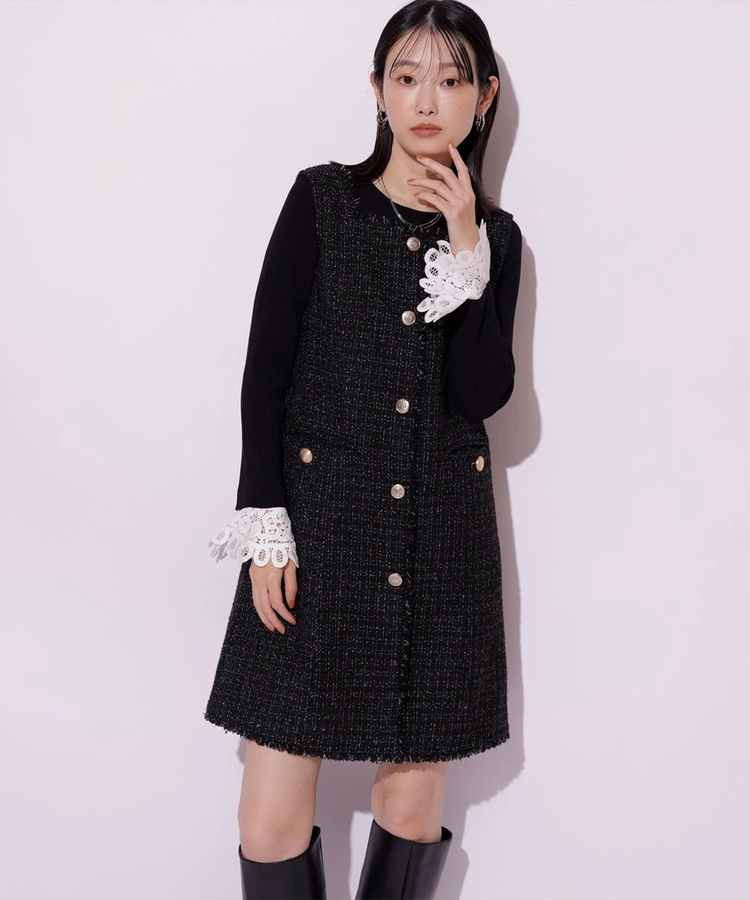 スクエアネックミニジャンスカ | ワンピース | Mystrada（マイ